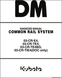 kubota 03, kubota manual