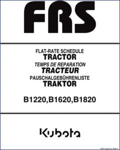 kubota b1220 b1620 b1820 2009 service manual, kubota service manual, kubota b1220