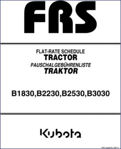 kubota b1830 b2230 b2530 b3030 2007 service manual, kubota service manual, kubota b1830