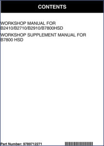 kubota b2410 b2710 b2910 b7800 workshop manual, kubota workshop manual, kubota b2410