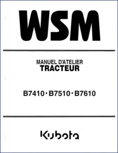 kubota b7410 b7510 b7610 workshop manual, kubota workshop manual, kubota b7410