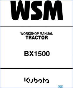 kubota bx1500 workshop manual, kubota workshop manual, kubota bx1500