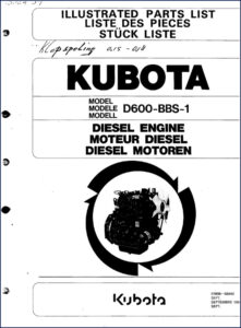 kubota d600, kubota manual
