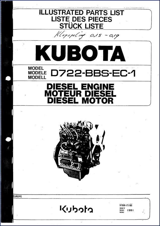 kubota d722, kubota manual