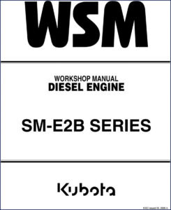 kubota e2b 2006 workshop manual, kubota workshop manual, kubota e2b