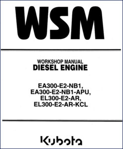 kubota ea300, kubota manual