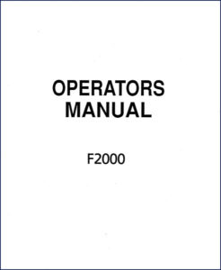 kubota f2000 operators manual, kubota manual, kubota f2000