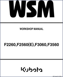 kubota f2260 f2560 f3060 f3560 2006 workshop manual, kubota workshop manual, kubota f2260