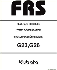 kubota g23 g26 2009 service manual, kubota service manual, kubota g23