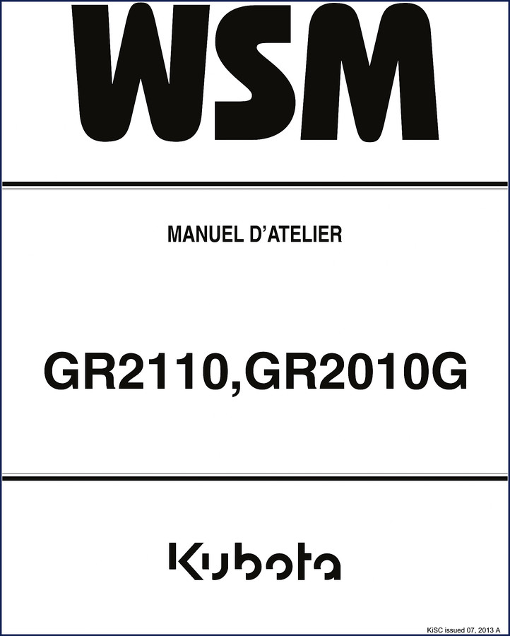 kubota gr2110, gr2010g 2013 workshop manual, kubota workshop manual, kubota gr2110,