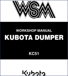 kubota kc51 workshop manual, kubota workshop manual, kubota kc51
