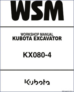 kubota kx080, kubota manual