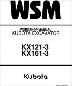 kubota kx121, kubota manual