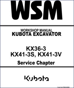 kubota kx36, kubota manual