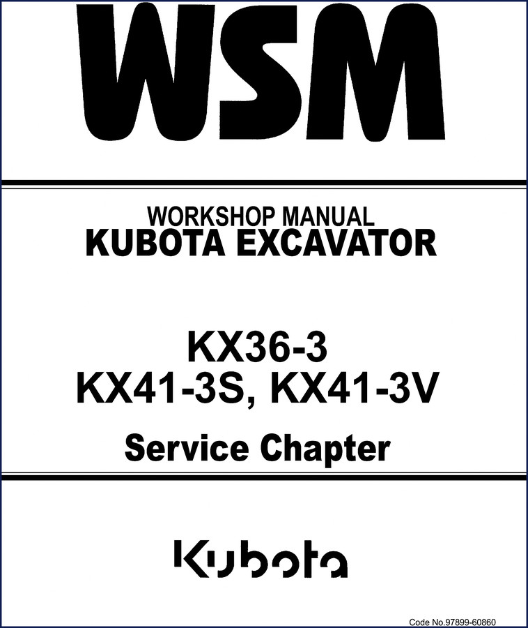 kubota kx36, kubota manual