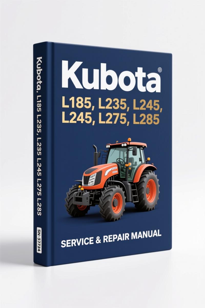 kubota l185 l235 l245 l275 l285 service manual, kubota service manual, kubota l185