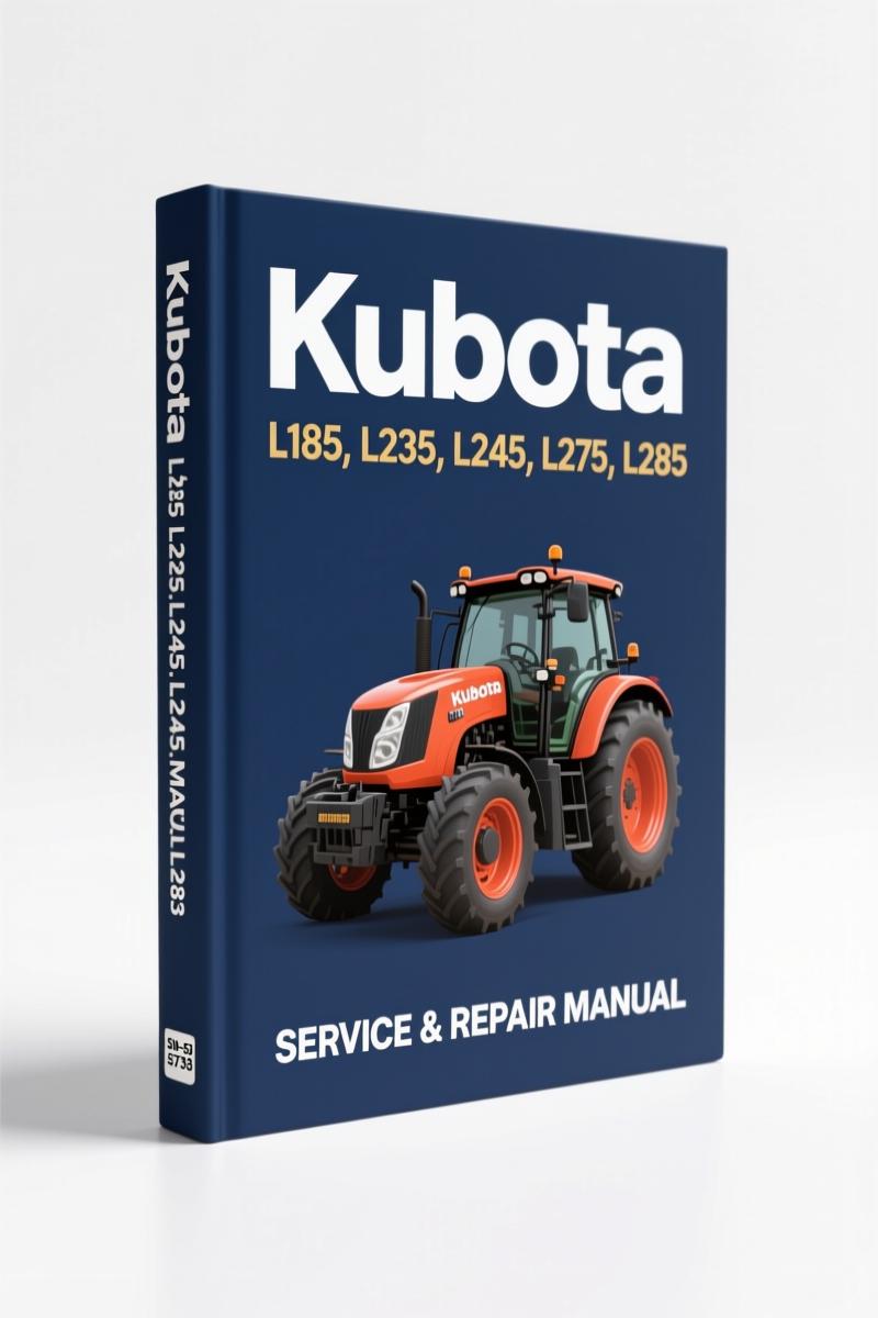 kubota l185, l235, l245, l275, l285 workshop manual, kubota workshop manual, kubota l185,