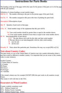 kubota l2500f parts catalog, kubota parts catalog, kubota l2500f