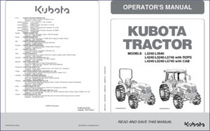 kubota l3540 l5240 l5740 l3240 2011 operators manual, kubota manual, kubota l3540