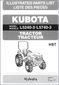 kubota l5240, kubota manual
