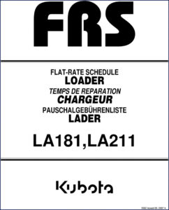 kubota la181, la211 2007 troubleshooting manual, kubota manual, kubota la181,