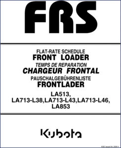 kubota la513, la723, la853 workshop manual, kubota workshop manual, kubota la513,