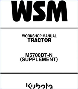 kubota m5700dt, kubota manual