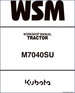 kubota m7040su 2009 workshop manual, kubota workshop manual, kubota m7040su
