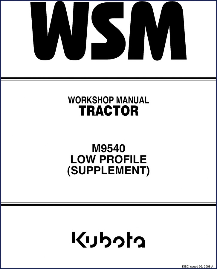 kubota m9540 2008 workshop manual, kubota workshop manual, kubota m9540