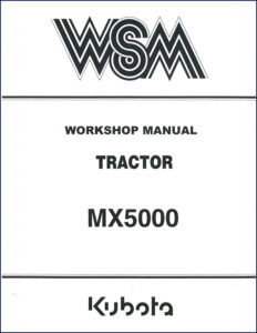 kubota mx5000 2001 workshop manual, kubota workshop manual, kubota mx5000