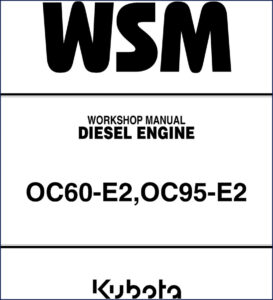 kubota oc60, kubota manual