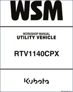 kubota rtv1140cpx 2009 workshop manual, kubota workshop manual, kubota rtv1140cpx