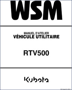 kubota rtv500 2009 workshop manual, kubota workshop manual, kubota rtv500