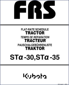 kubota sta, kubota manual