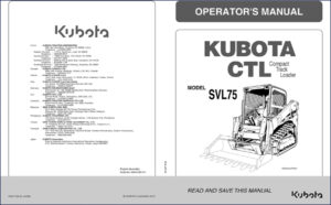 kubota svl75 2013 operators manual, kubota manual, kubota svl75