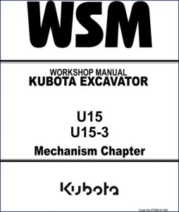 kubota u15, u15, kubota manual, kubota u15,