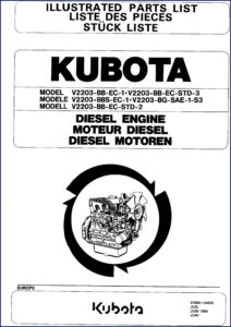 kubota v2203, kubota manual