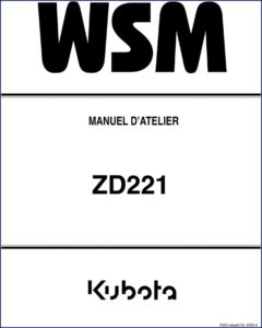 kubota zd221 2009 workshop manual, kubota workshop manual, kubota zd221