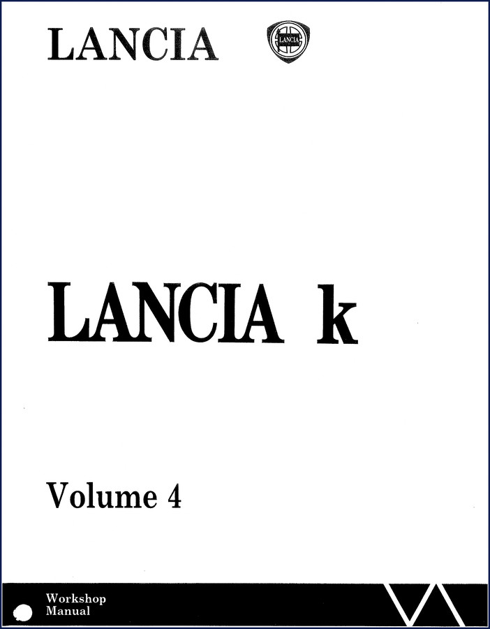 lancia k workshop manual, lancia workshop manual, lancia k