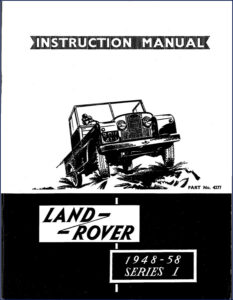 Land Rover 80, 86, 107, 88, 109 1963 User Manual – OEM Service Manual