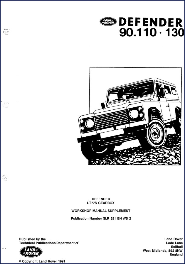 land rover defender 90 1993 workshop manual, land rover workshop manual, land rover rover
