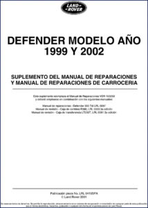 land rover defender 2001 repair manual, land rover repair manual, land rover rover