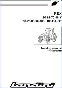 Landini Rex 60-90 2003 Training Manual – OEM Factory Specs