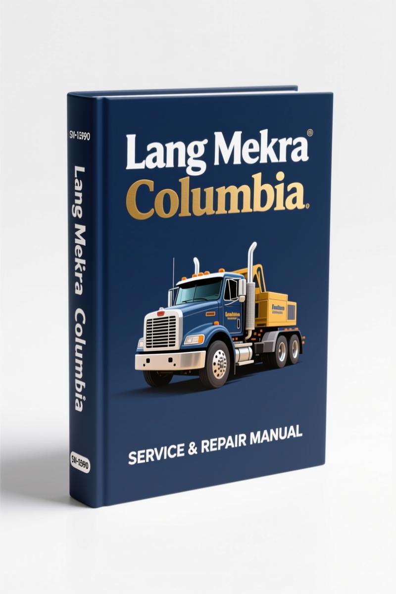 lang mekra columbia repair manual, lang mekra repair manual, lang mekra mekra