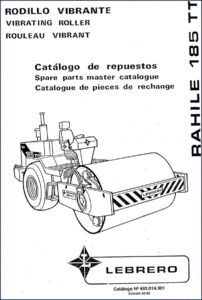 Lebrero 185 TT 1992 Parts Catalog – Factory Spare Parts – OEM Service Manual