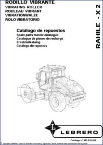 Lebrero RAHILE X2 Parts Catalog – 158-Page OEM Exploded Views – OEM Service Manual
