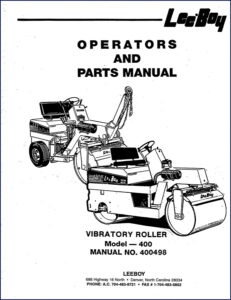 leeboy 400, 400t 2007 parts catalog, leeboy parts catalog, leeboy 400,