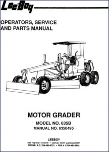 leeboy 635b operators manual, leeboy manual, leeboy 635b