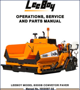 leeboy 8500b service manual, leeboy service manual, leeboy 8500b