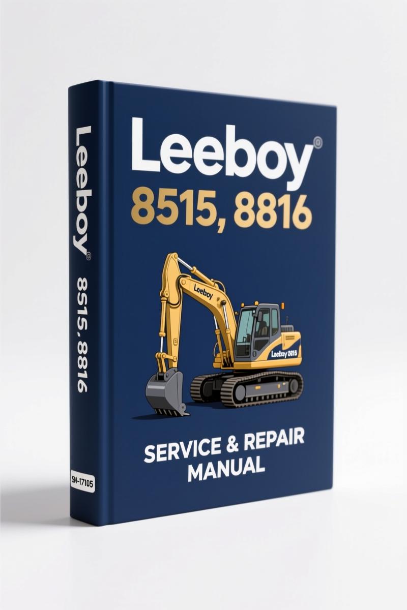 Leeboy 8515, 8816 Service Manual – OEM Factory Specifications